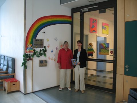 Im Anschluss konnte ich die Kinderkrebsstation besichtigen.